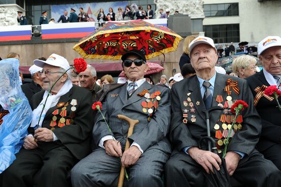 Victory Day Parade in Russian cities