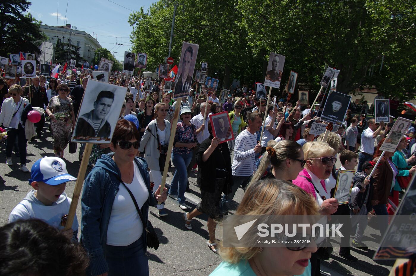 Immortal Regiment march in Russian cities