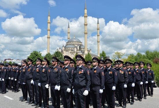 Victory Day Parade in Russian cities