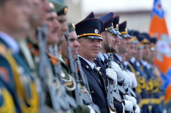 Victory Day Parade in Russian cities