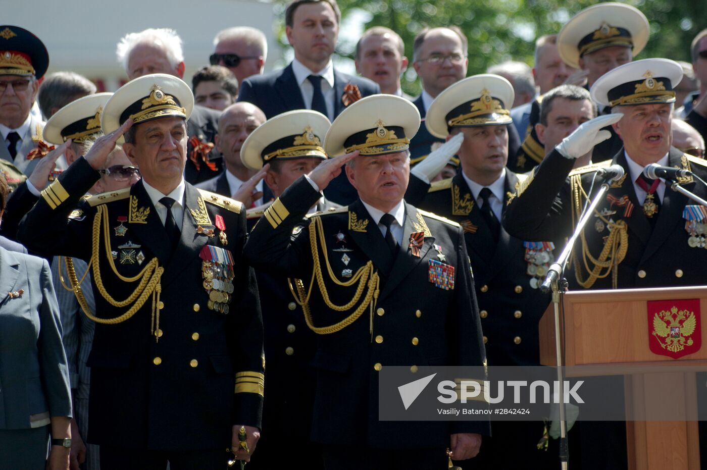 Victory Day Parade in Russian cities