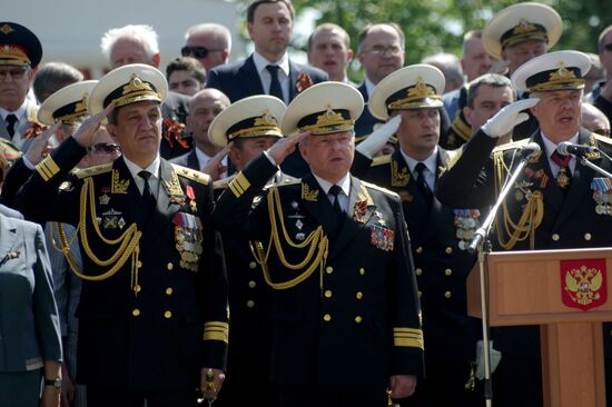 Victory Day Parade in Russian cities
