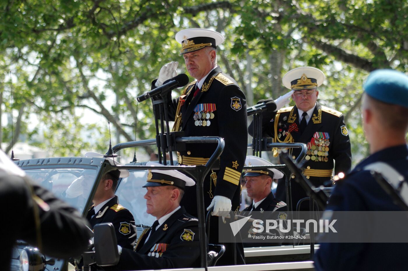 Victory Day Parade in Russian cities
