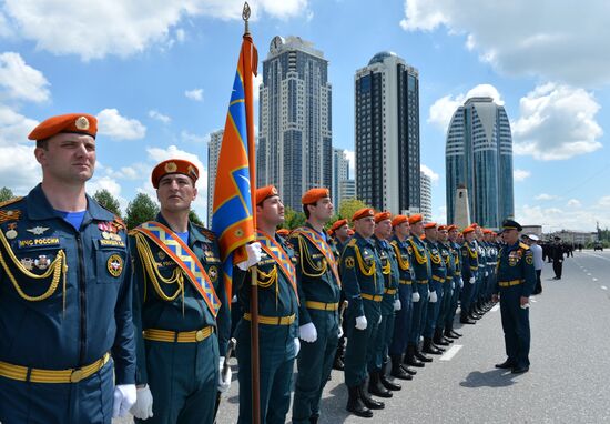 Victory Day Parade in Russian cities