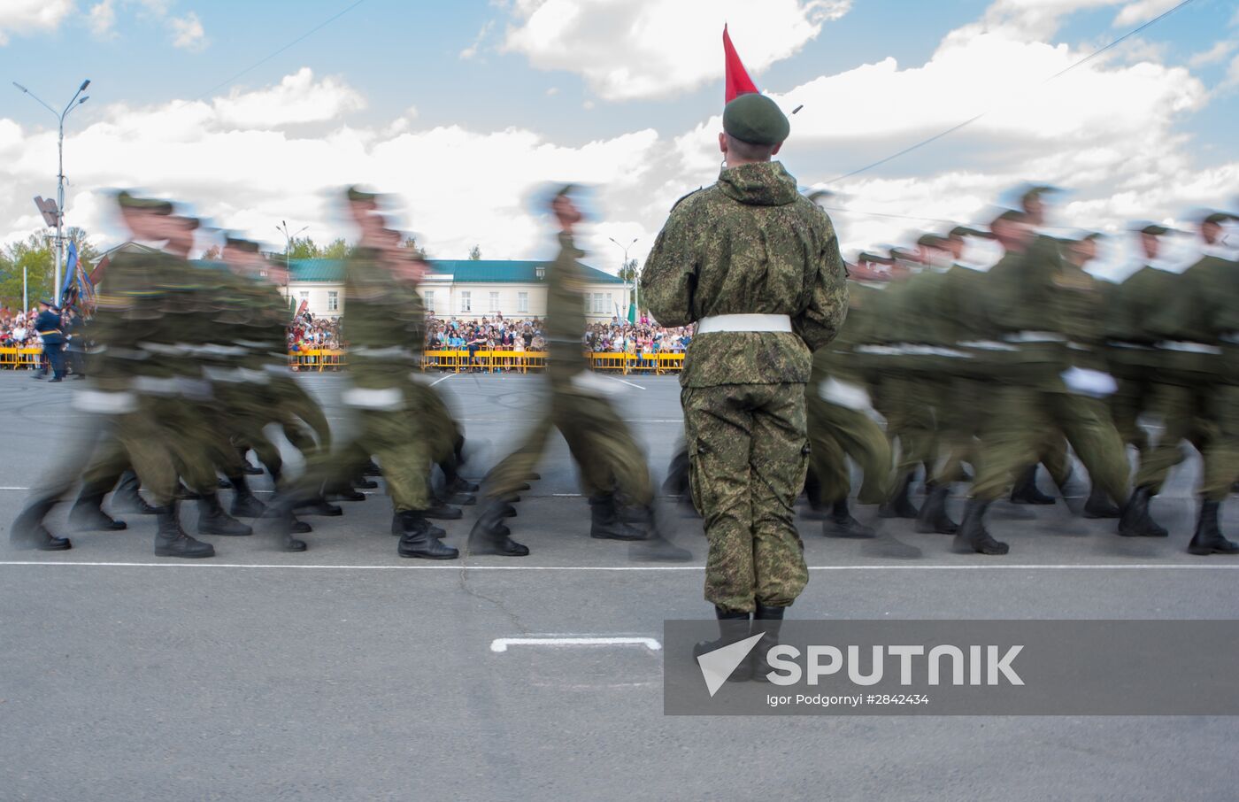 Victory Day Parade in Russian cities