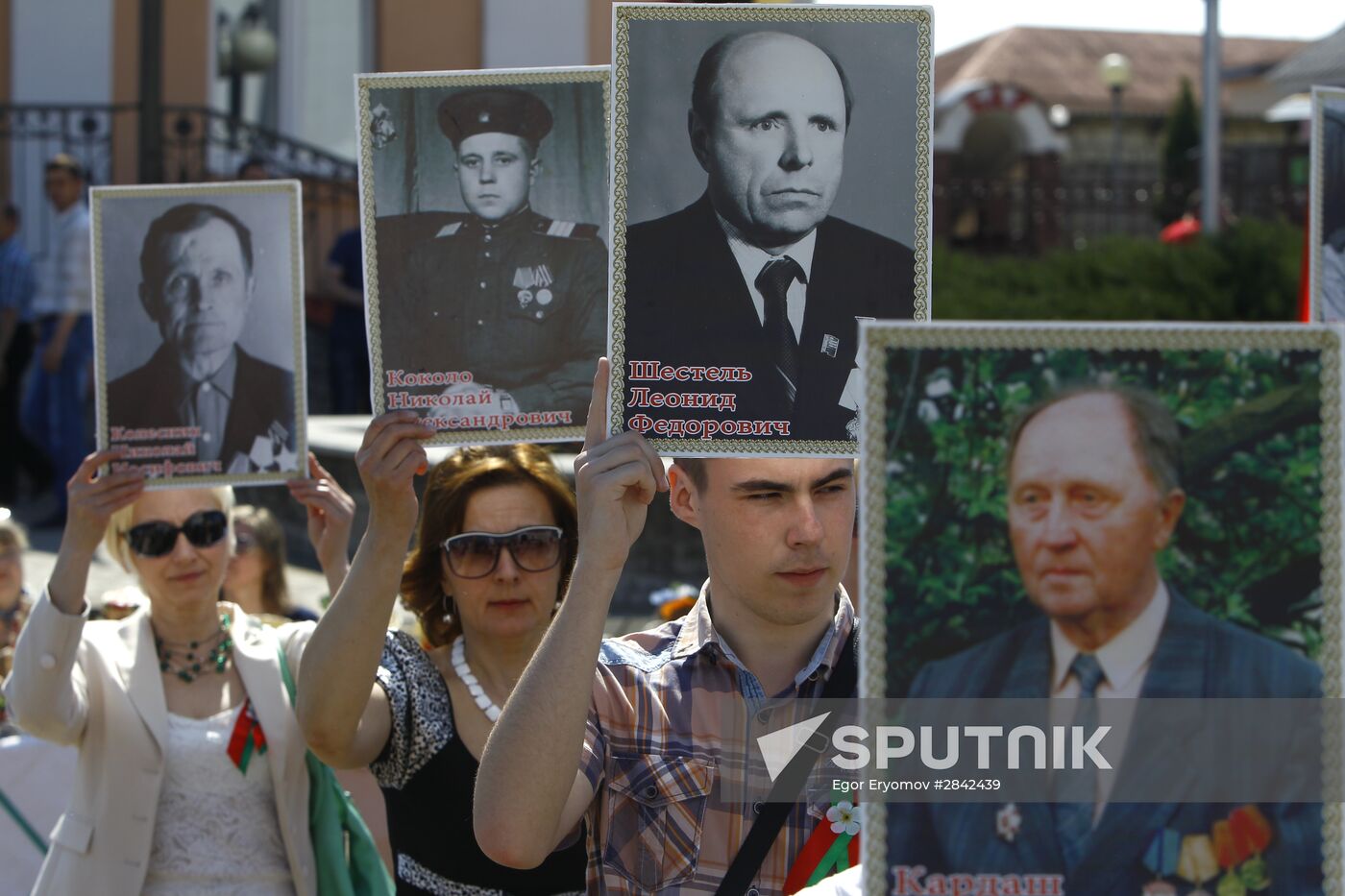 Immortal Regiment march in foreign countries