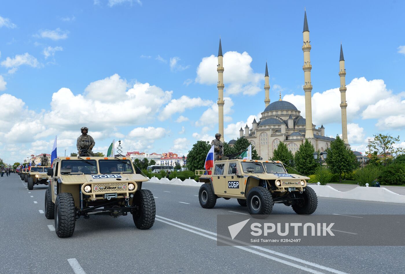 Victory Day Parade in Russian cities