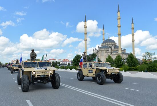 Victory Day Parade in Russian cities