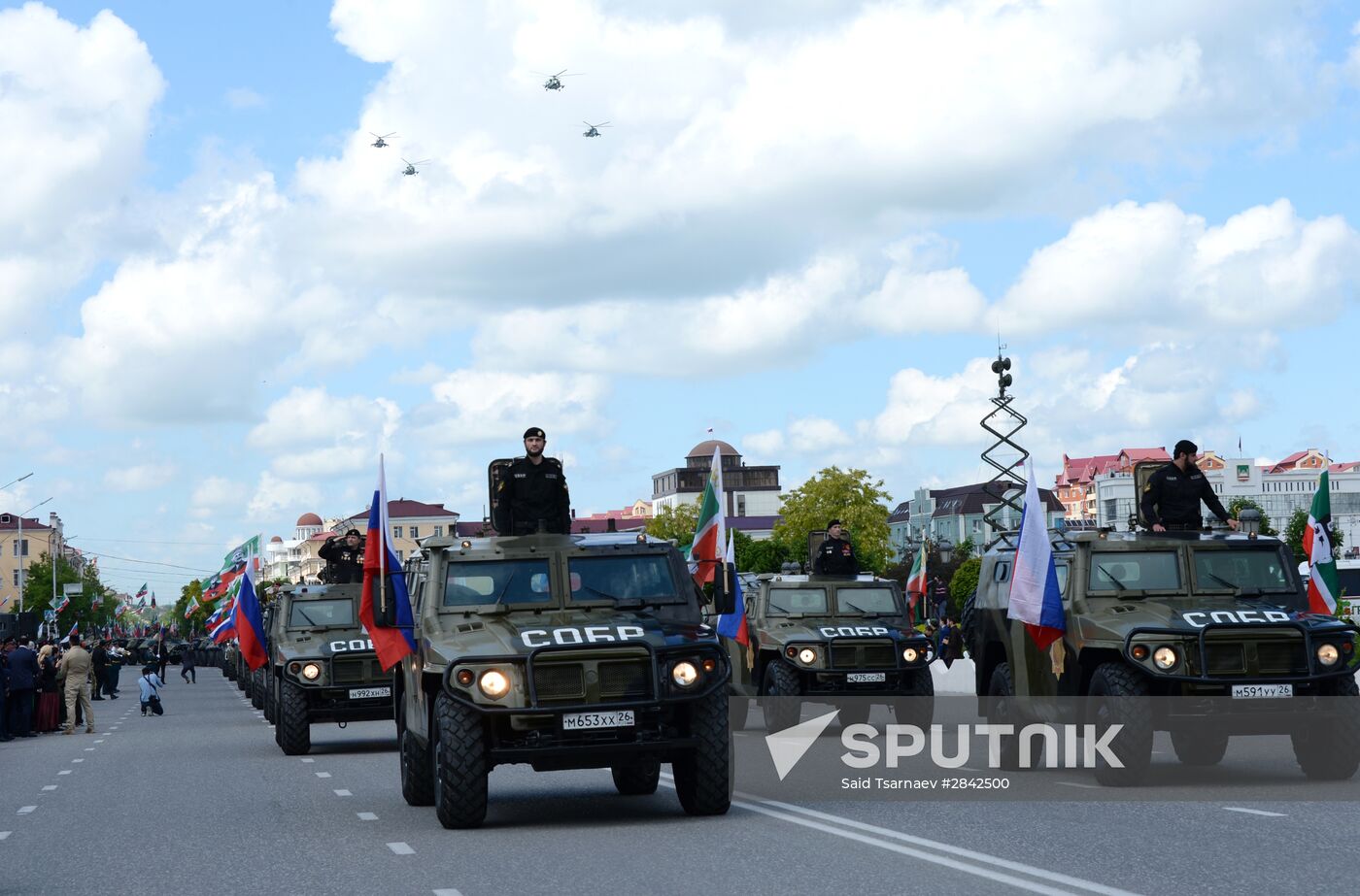 Victory Day Parade in Russian cities