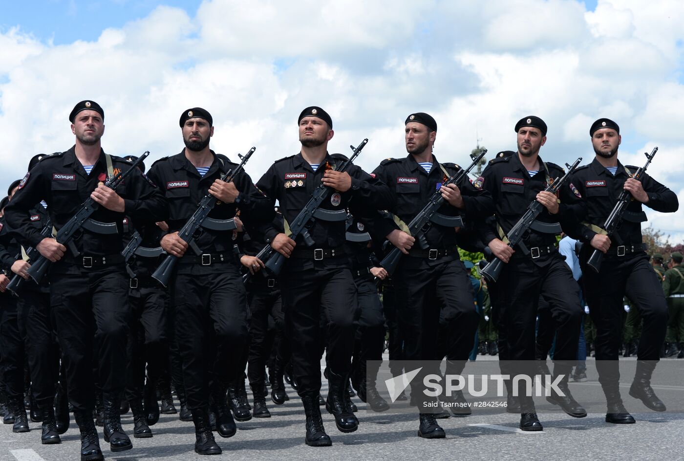 Victory Day Parade in Russian cities