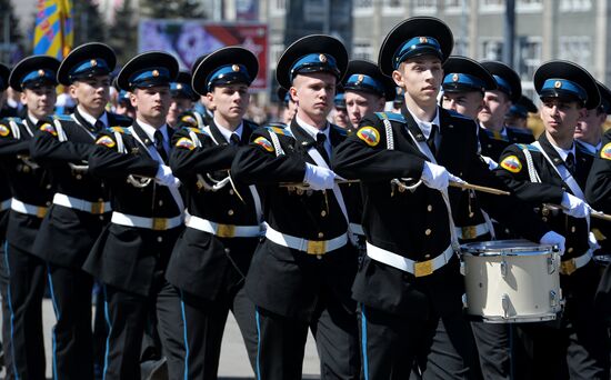 Victory Day Parade in Russian cities