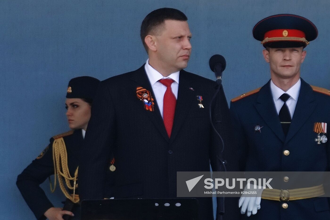 Celebrating Victory Day in Donetsk People's Republic