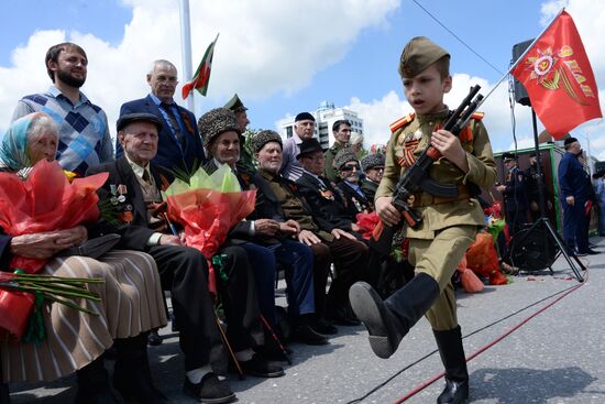 Victory Day Parade in Russian cities