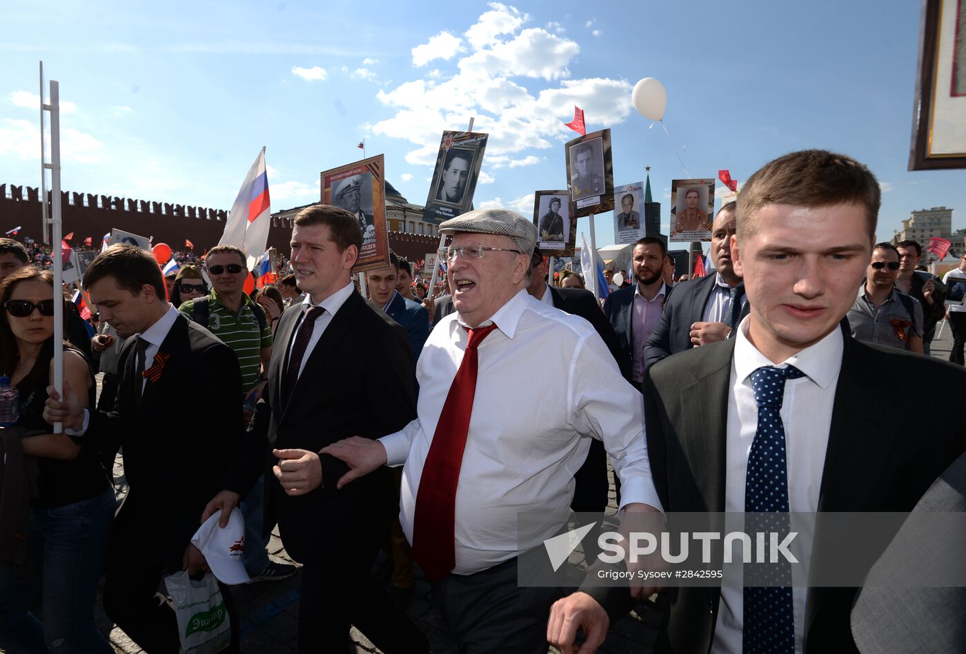 Immortal Regiment march in Moscow
