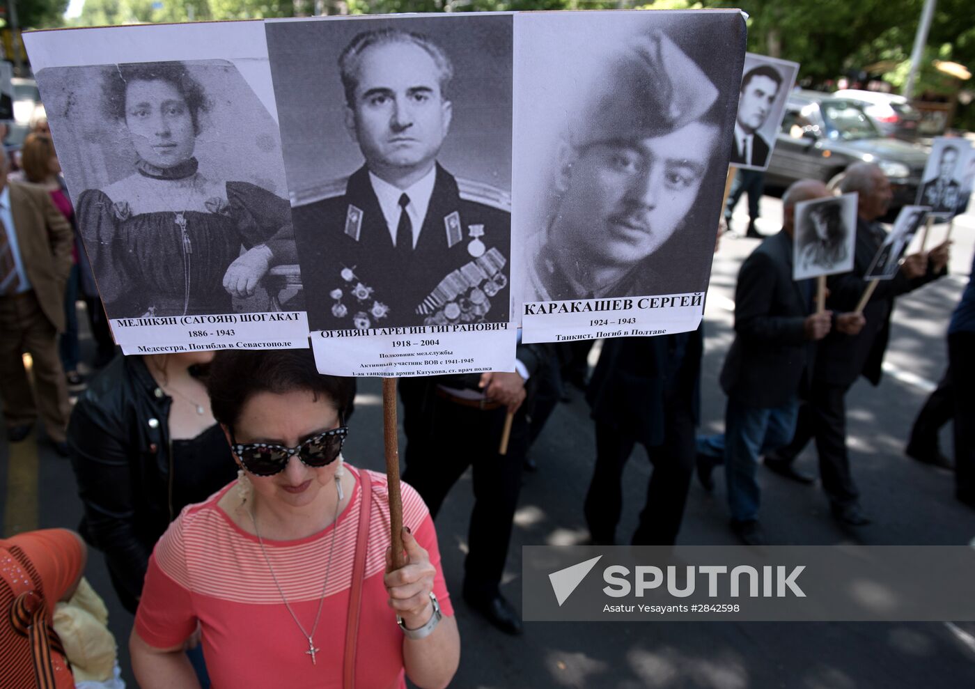 Immortal Regiment march in foreign countries