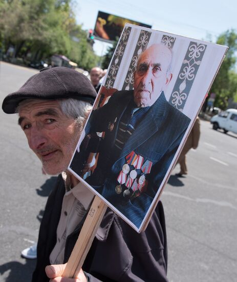 Immortal Regiment march in foreign countries
