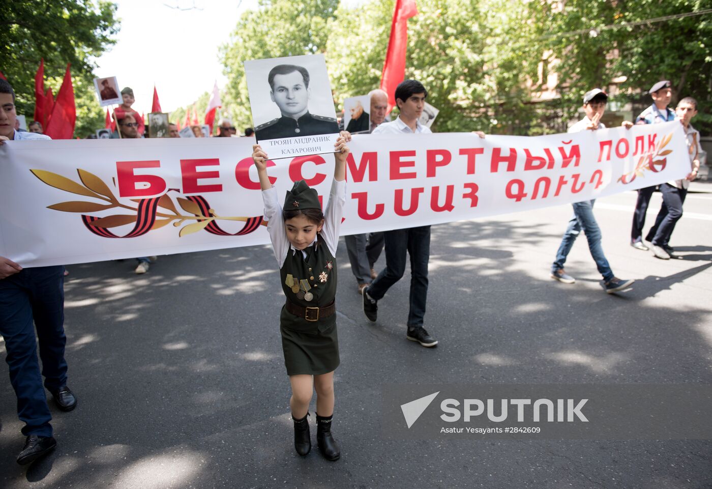 Immortal Regiment march in foreign countries