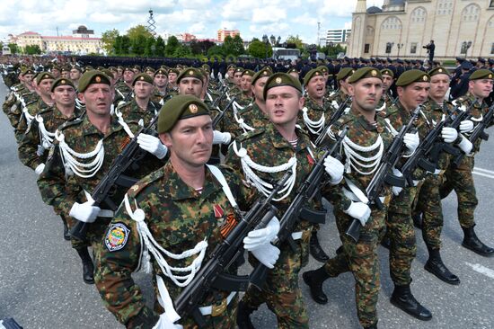 Victory Day Parade in Russian cities