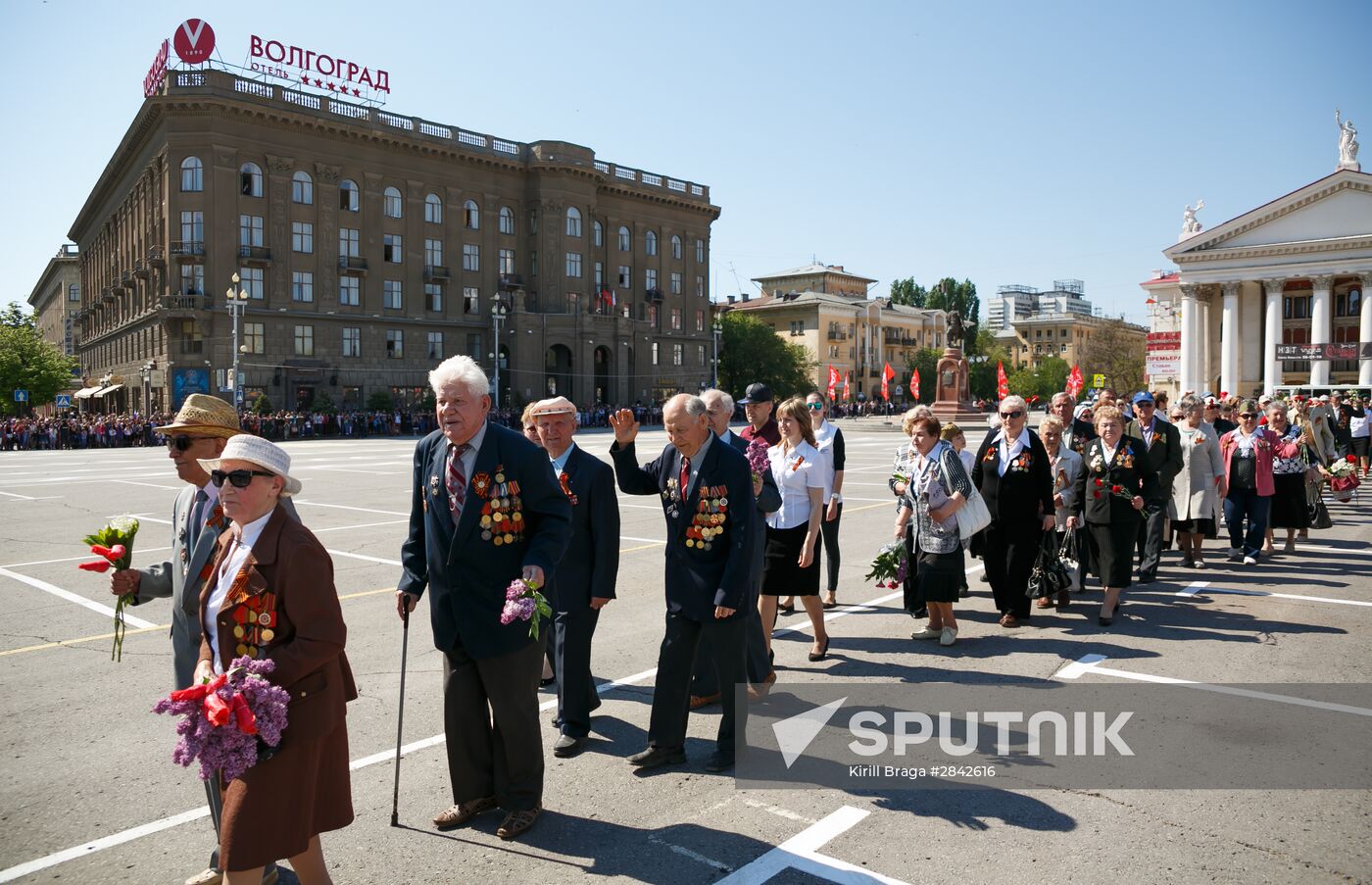 Victory Day Parade in Russian cities