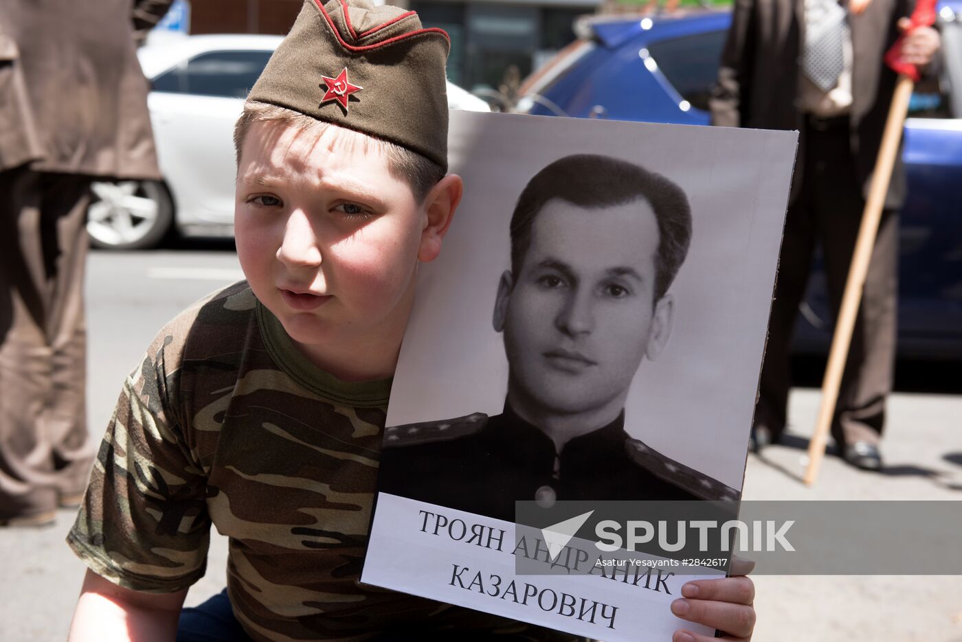 Immortal Regiment march in foreign countries