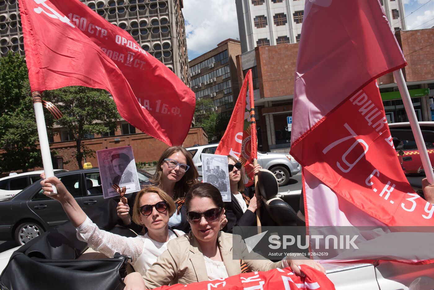 Immortal Regiment march in foreign countries