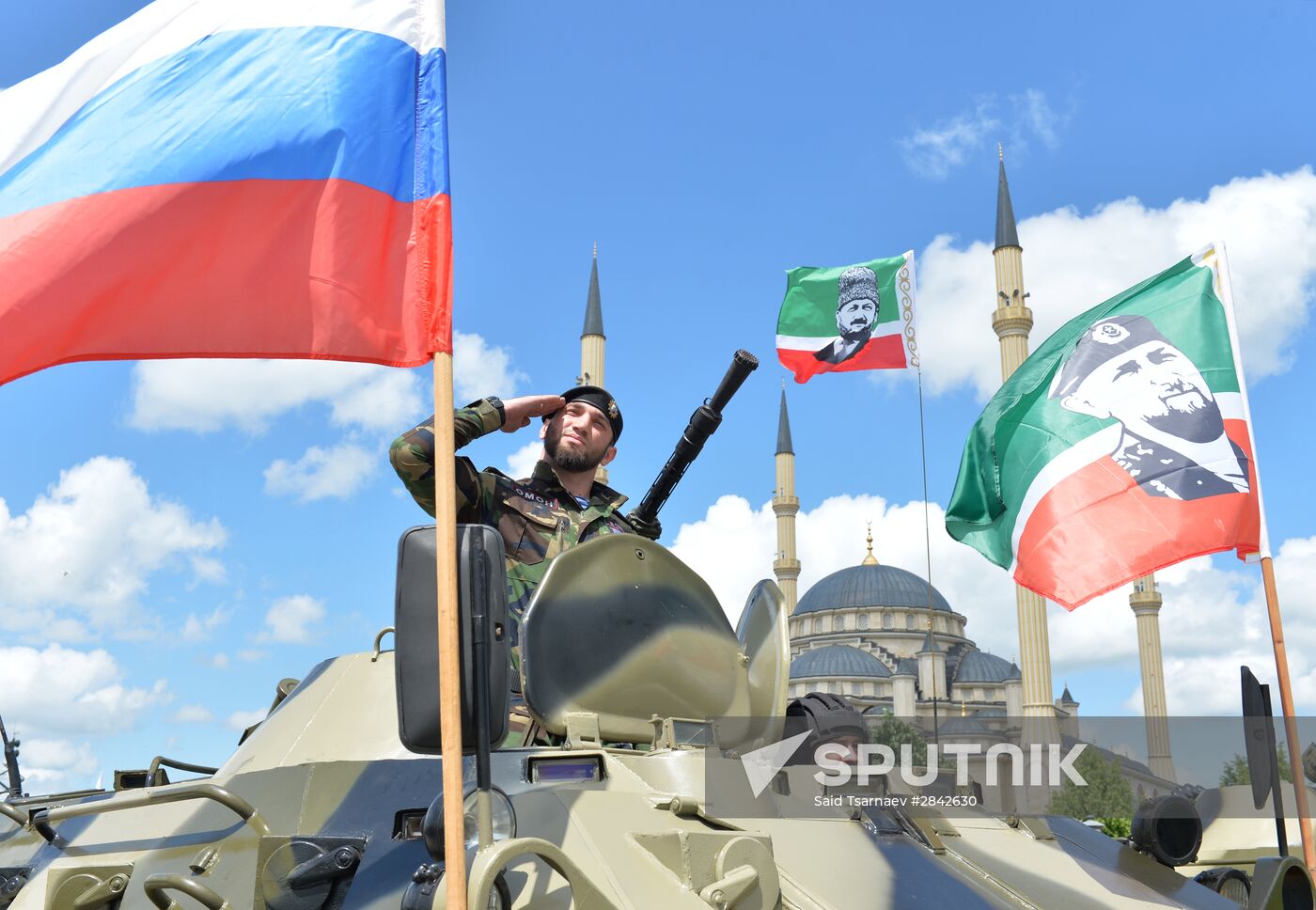 Victory Day Parade in Russian cities