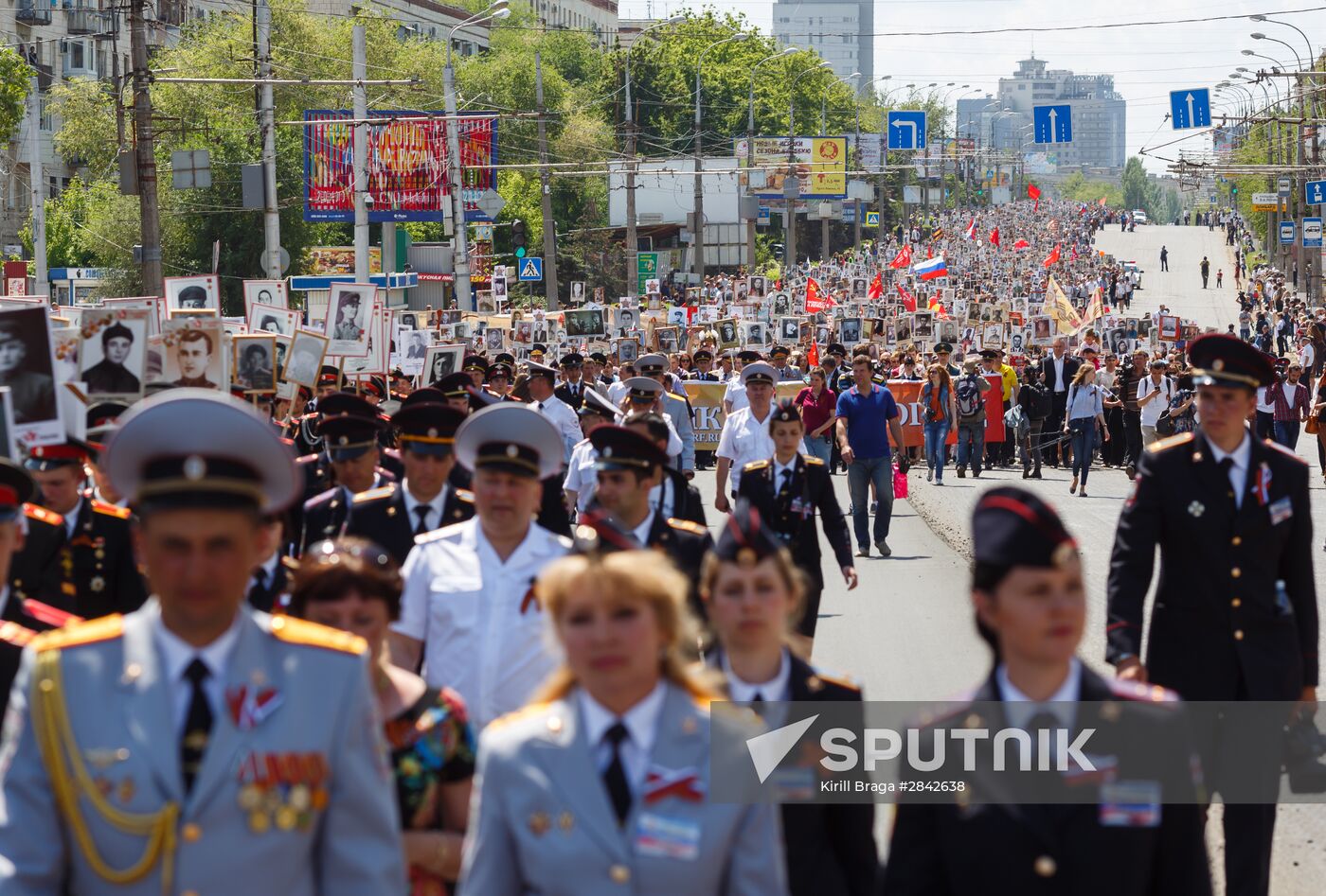 Immortal Regiment march in Russian cities