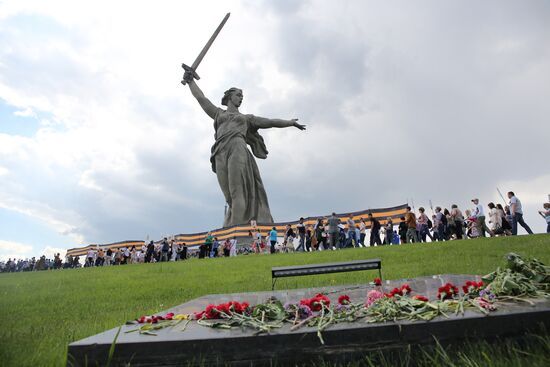 Immortal Regiment march in Russian cities
