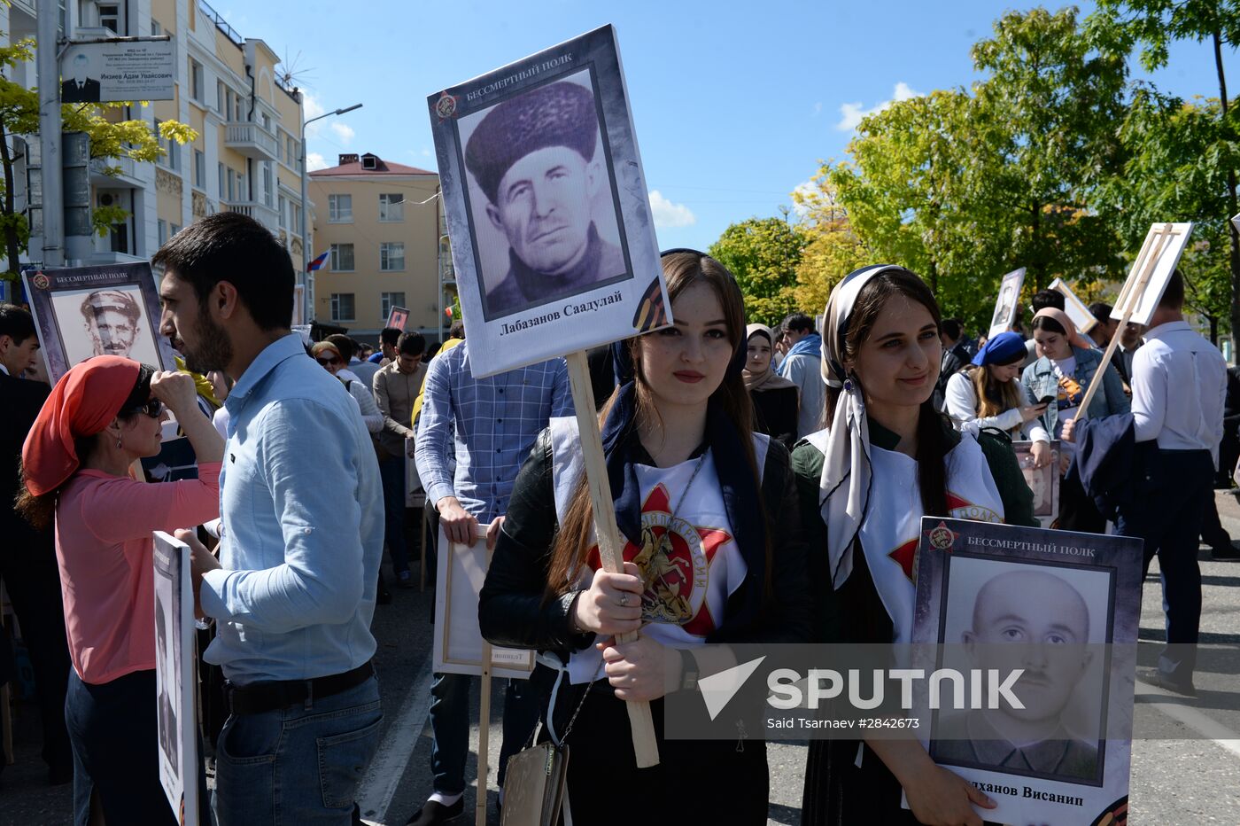 Immortal Regiment march in Russian cities