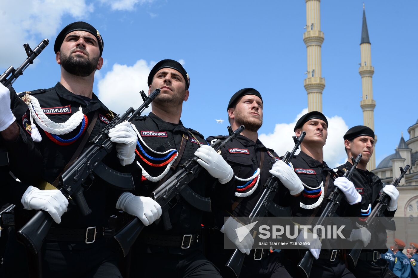 Victory Day Parade in Russian cities