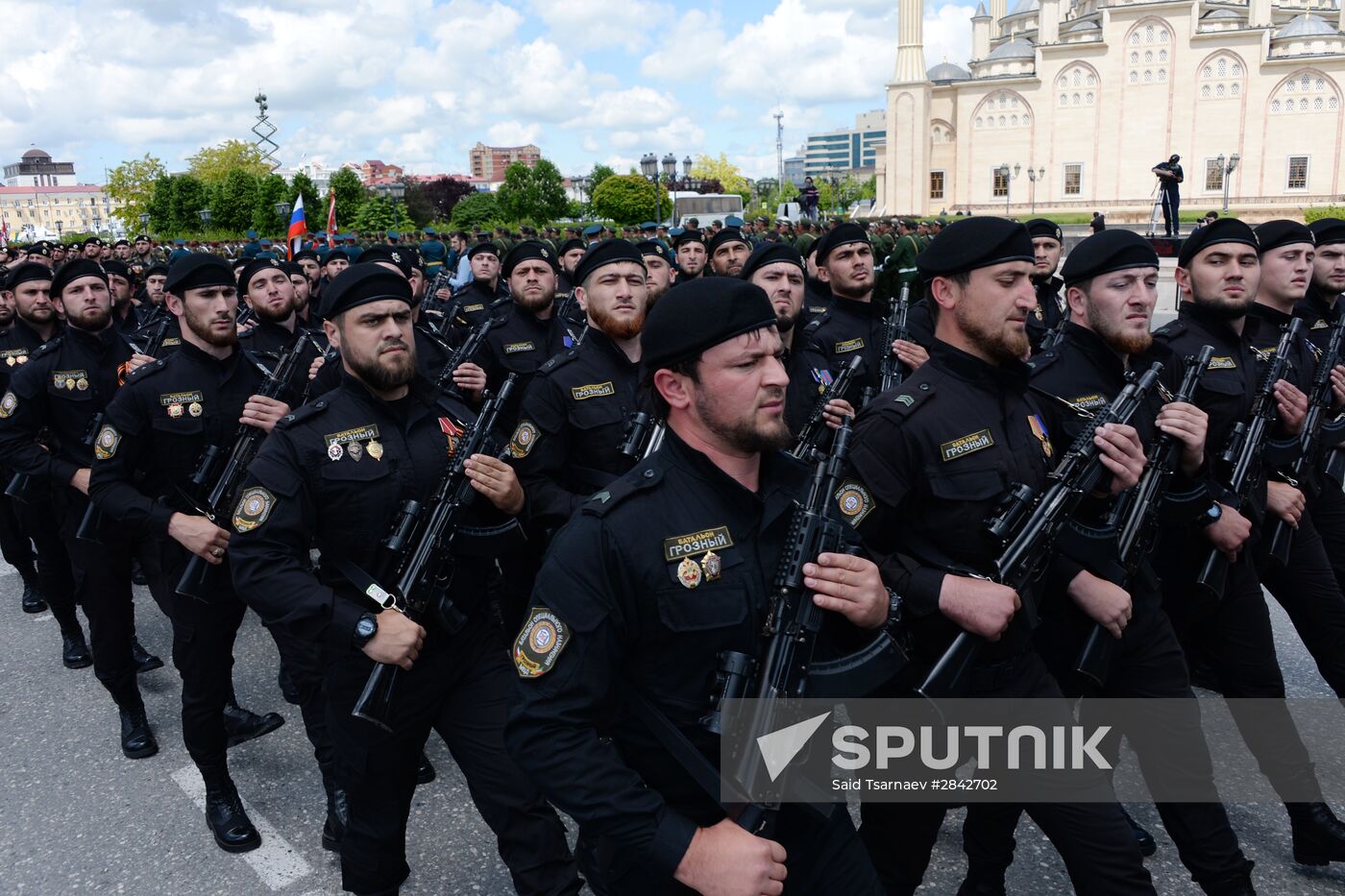 Victory Day Parade in Russian cities