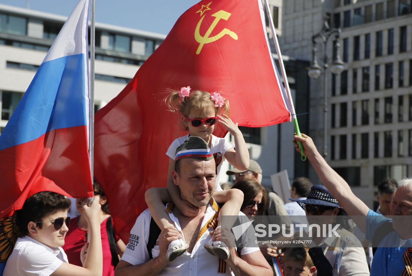 Immortal Regiment march in foreign countries