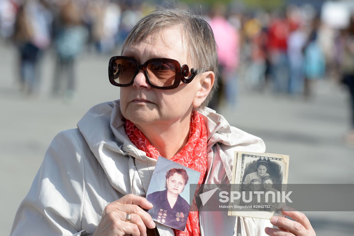 Immortal Regiment march in Russian cities