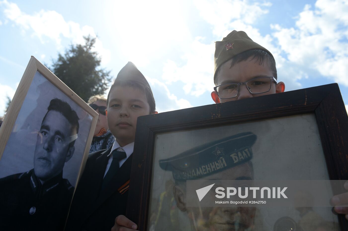 Immortal Regiment march in Russian cities