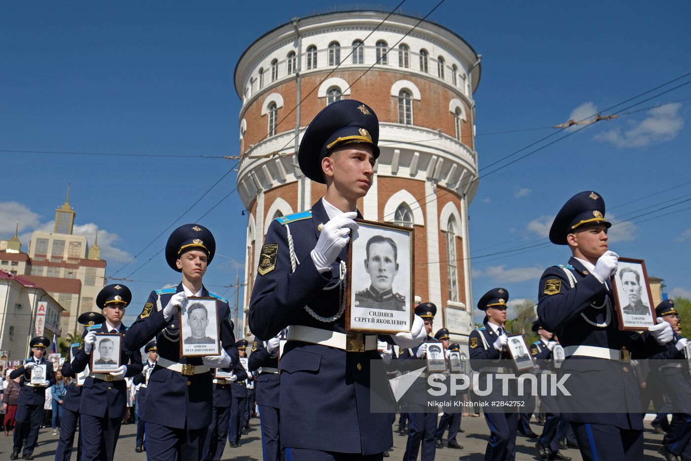 Immortal Regiment march in Russian cities