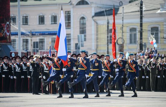 Victory Day Parade in Russian cities
