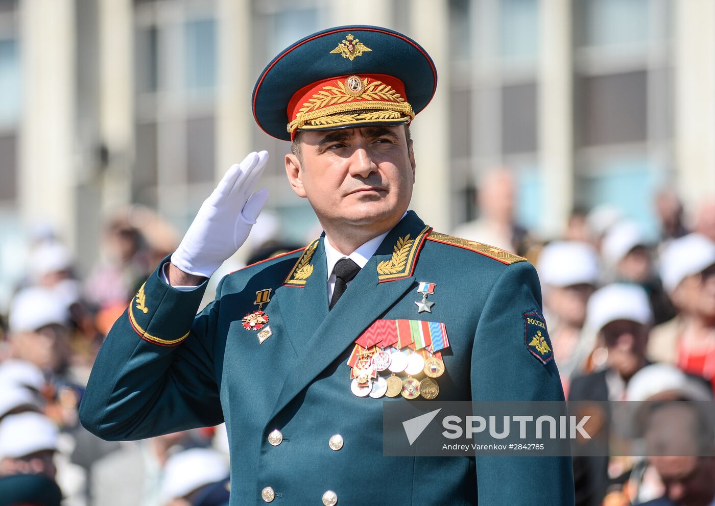 Victory Day Parade in Russian cities