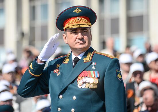 Victory Day Parade in Russian cities
