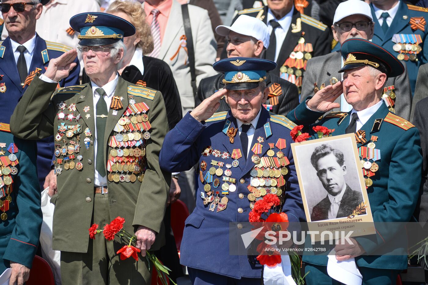 Victory Day Parade in Russian cities
