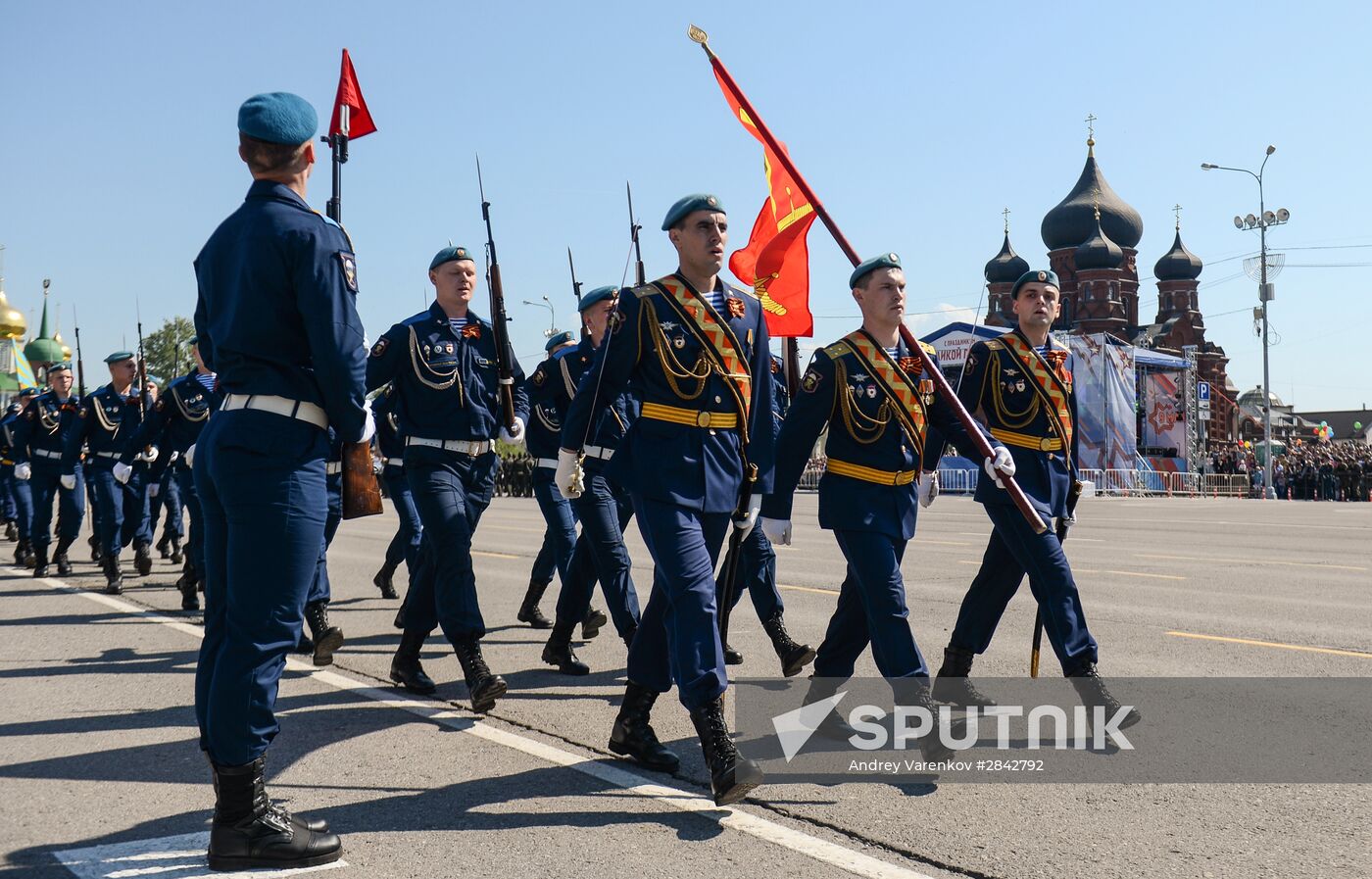 Victory Day Parade in Russian cities