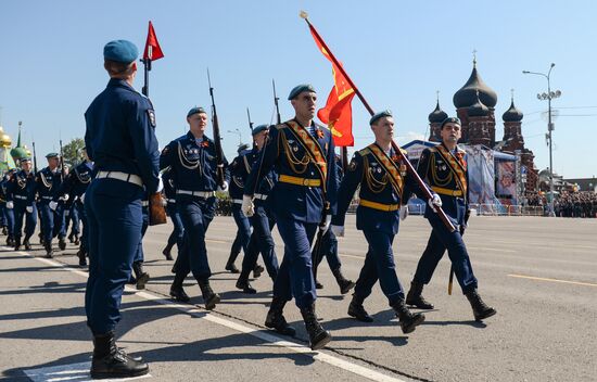 Victory Day Parade in Russian cities