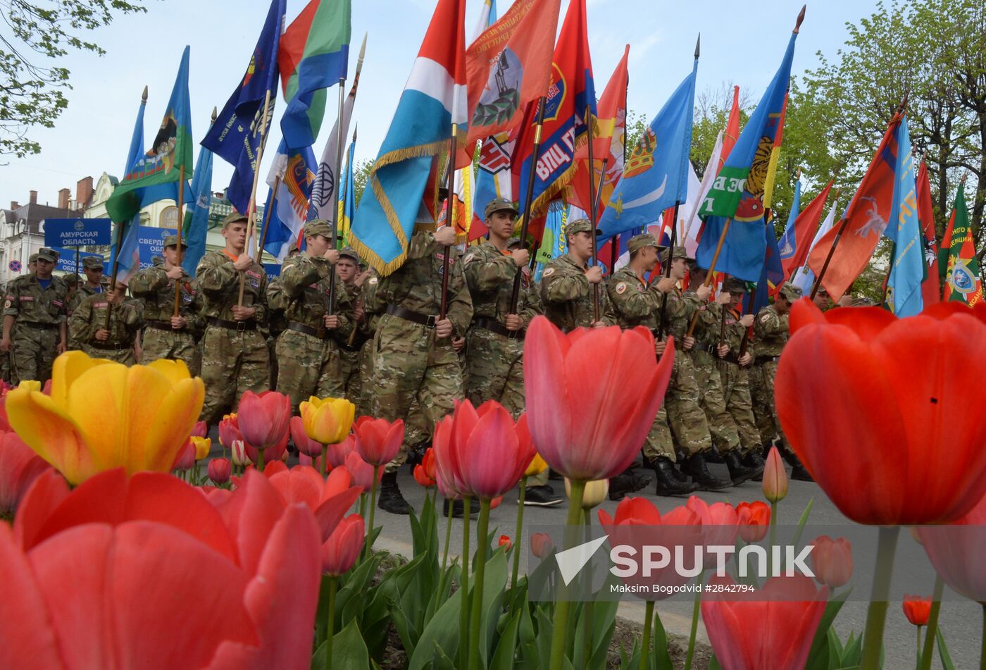 Immortal Regiment march in Russian cities