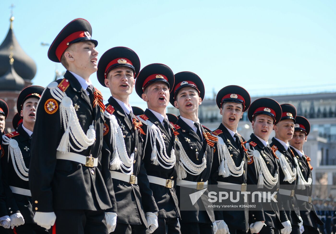 Victory Day Parade in Russian cities