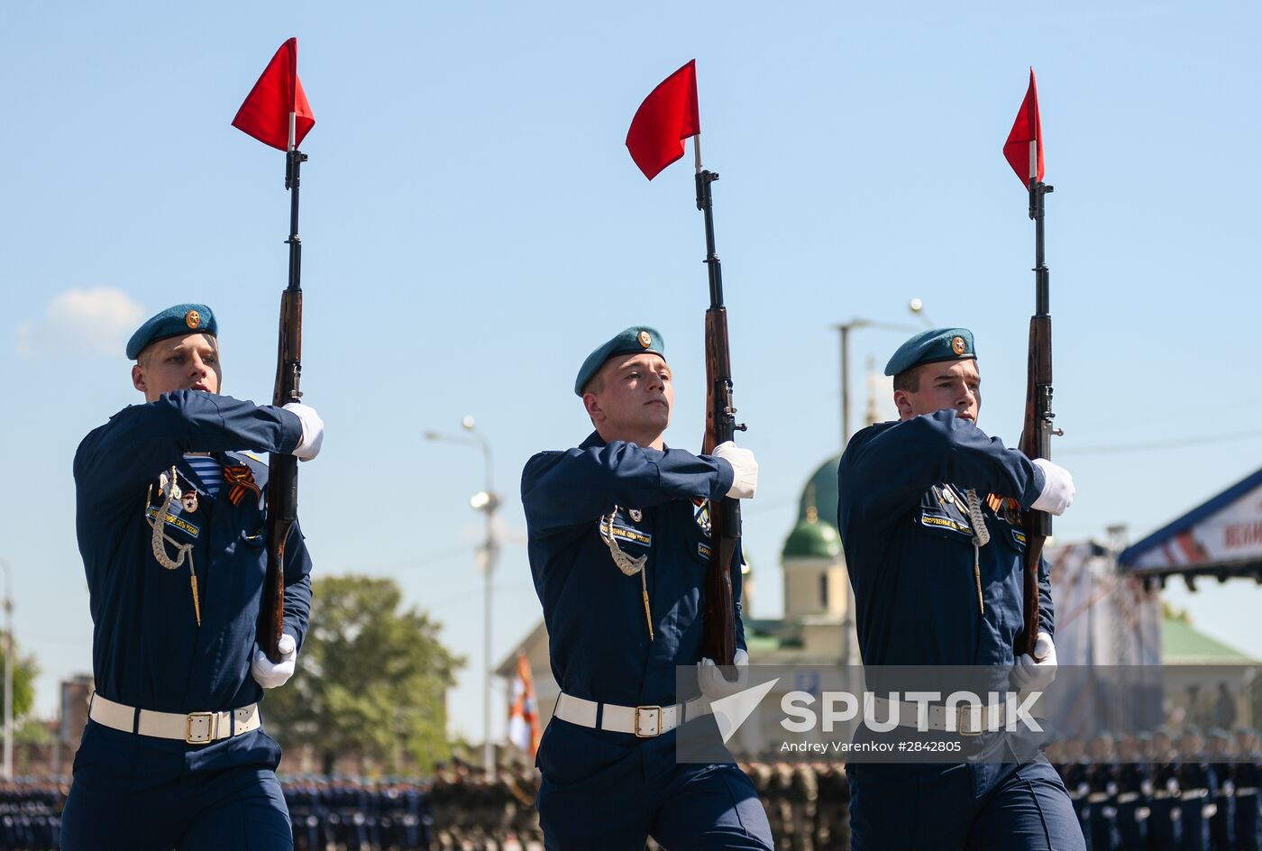 Victory Day Parade in Russian cities