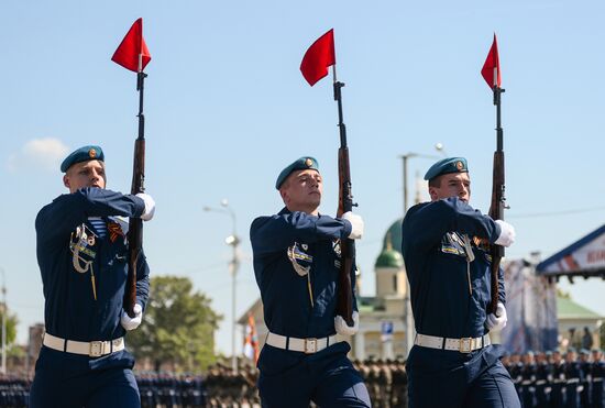 Victory Day Parade in Russian cities