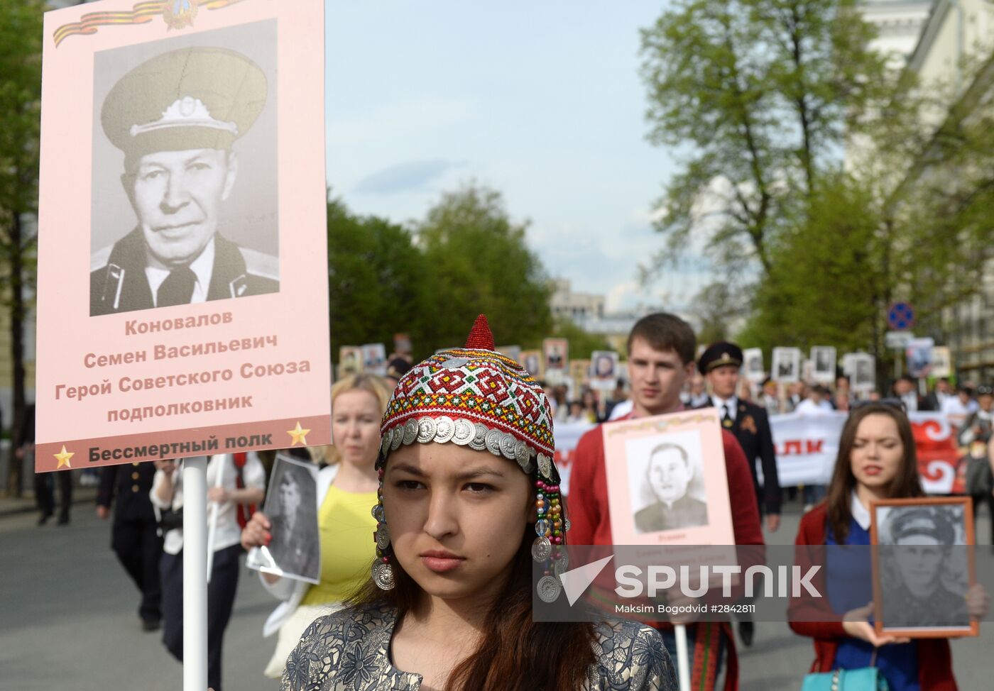 Immortal Regiment march in Russian cities
