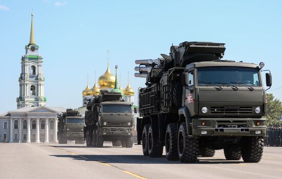 Victory Day Parade in Russian cities