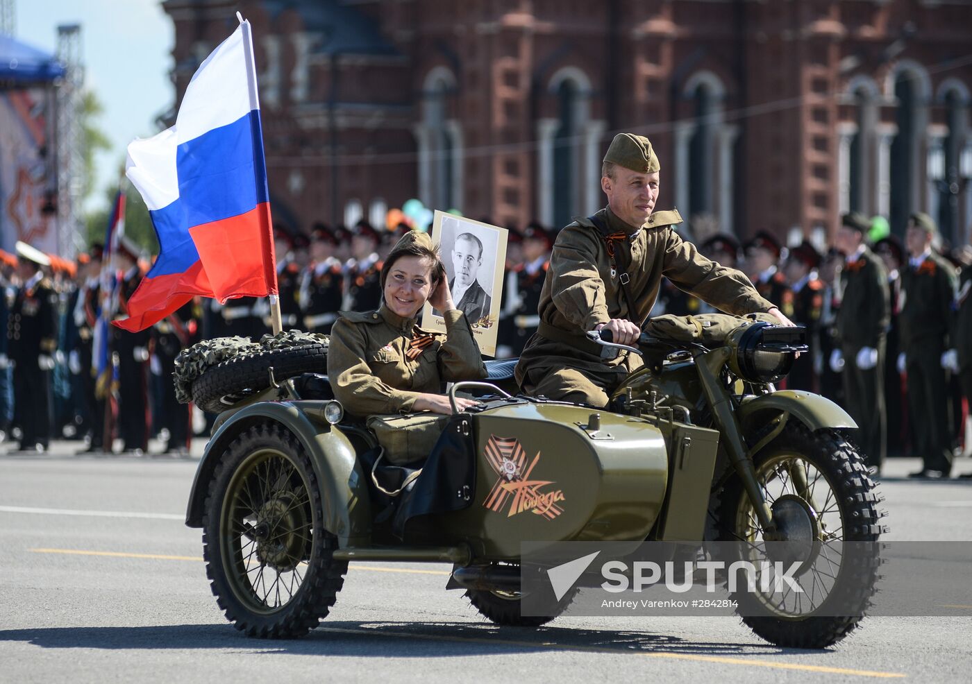 Victory Day Parade in Russian cities