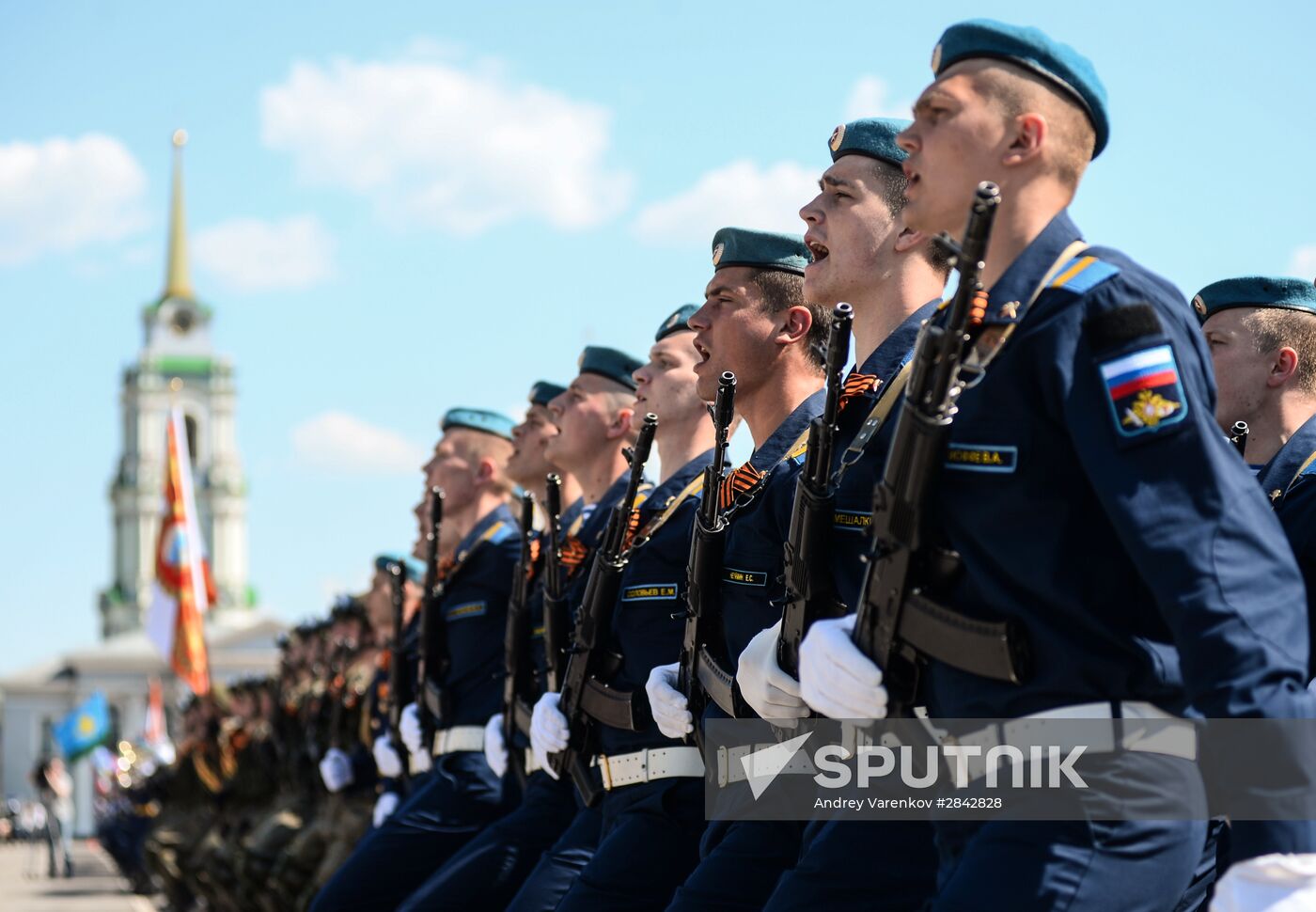 Victory Day Parade in Russian cities