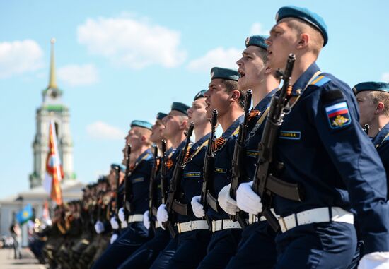 Victory Day Parade in Russian cities